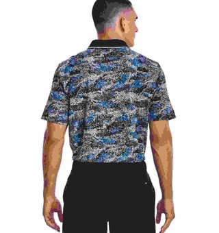 Under Armour Iso-Chill Edge polo homme, midnight navy/blizzard