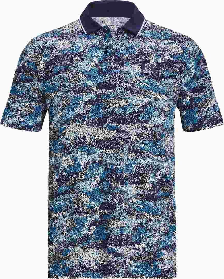 Under Armour Iso-Chill Edge polo homme, midnight navy/blizzard