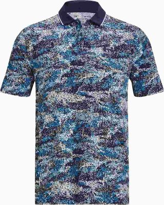 Under Armour Iso-Chill Edge polo homme, midnight navy/blizzard