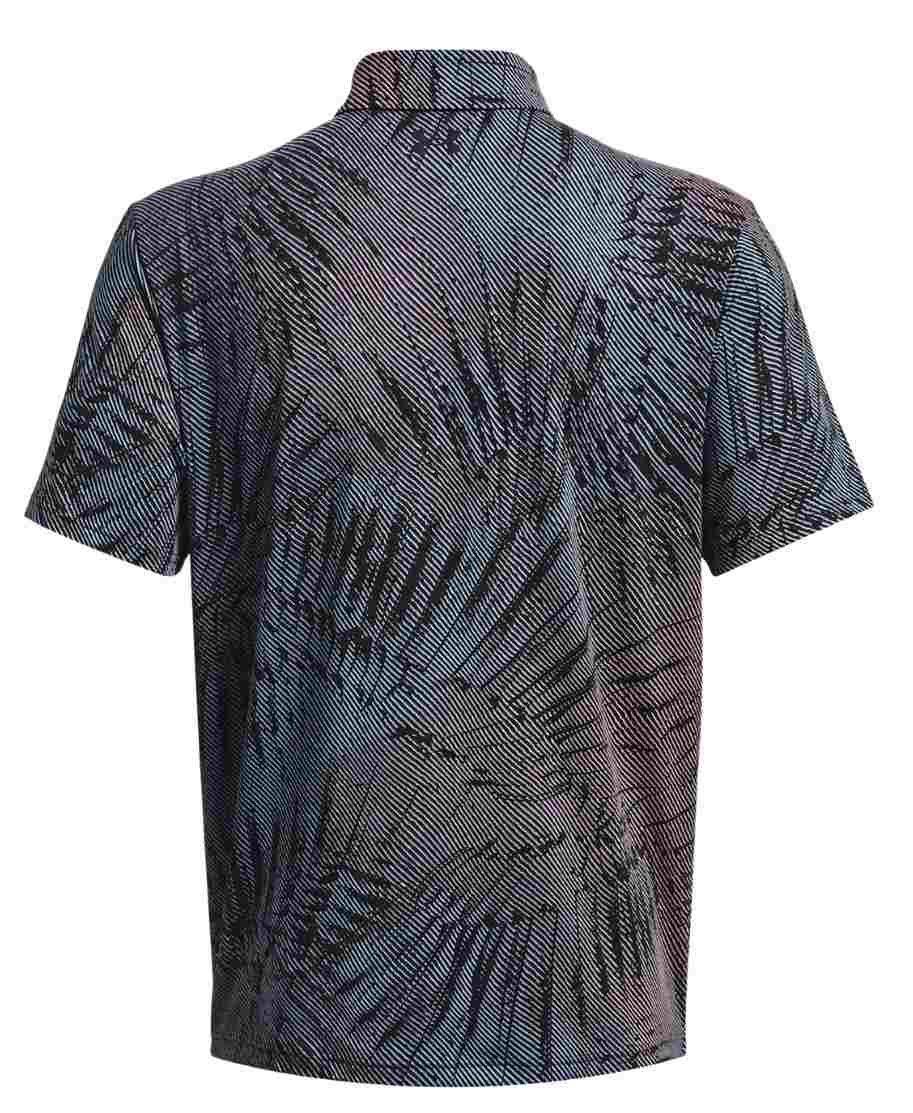 Under Armour Playoff 3.0 Printed polo homme, black/fizz pink