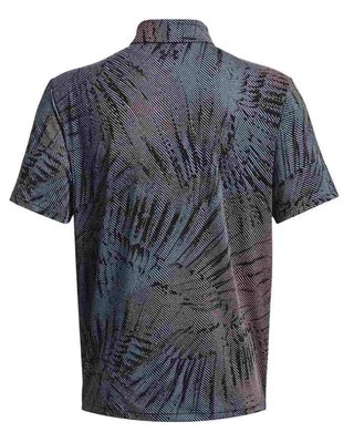 Under Armour Playoff 3.0 Printed polo homme, black/fizz pink