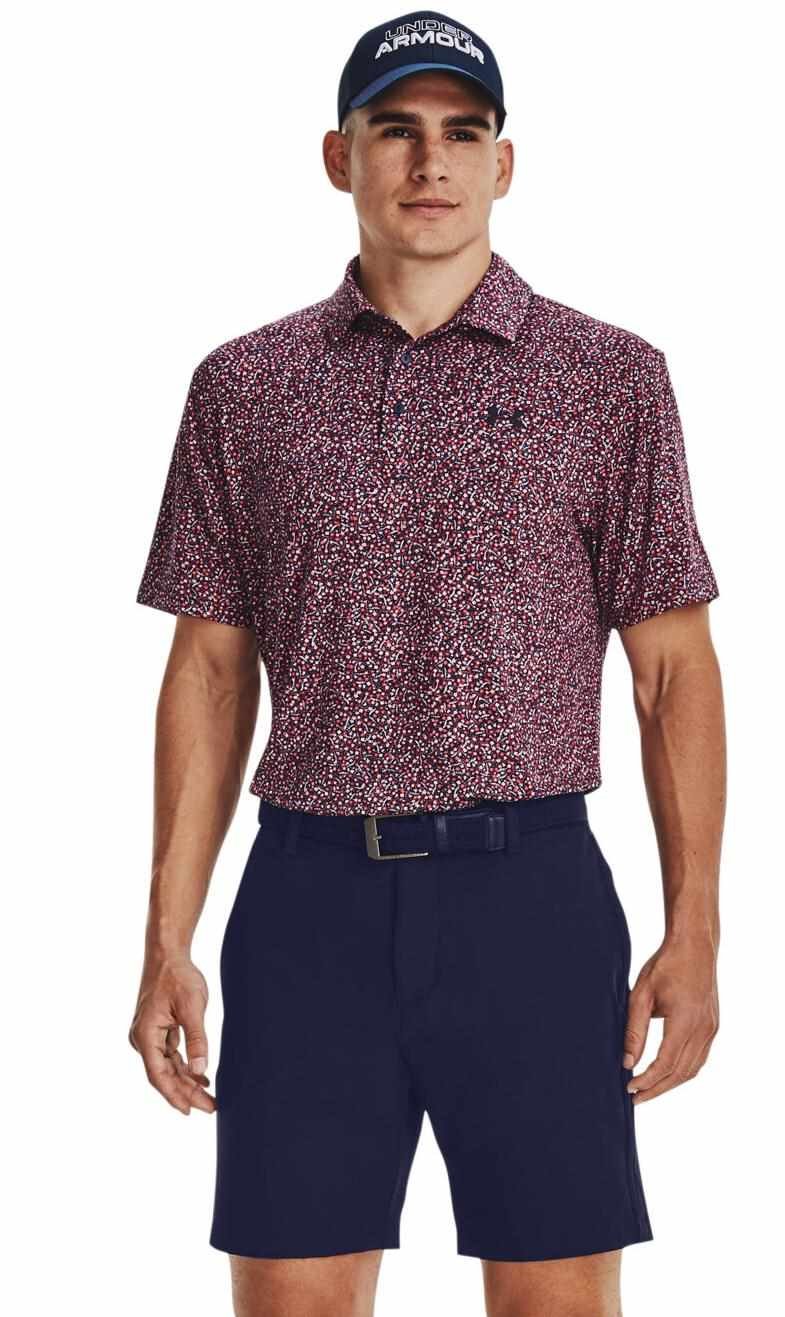Under Armour Playoff 3.0 Printed polo homme, navy