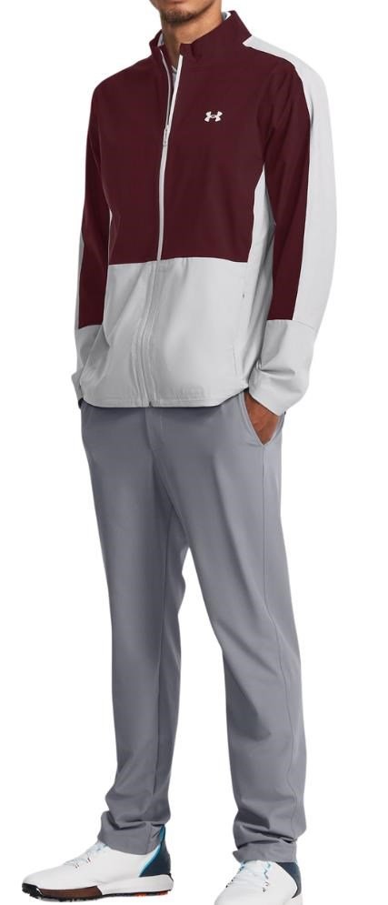 Under Armour Stormproof 3.0 veste homme, dark maroon/mod gray