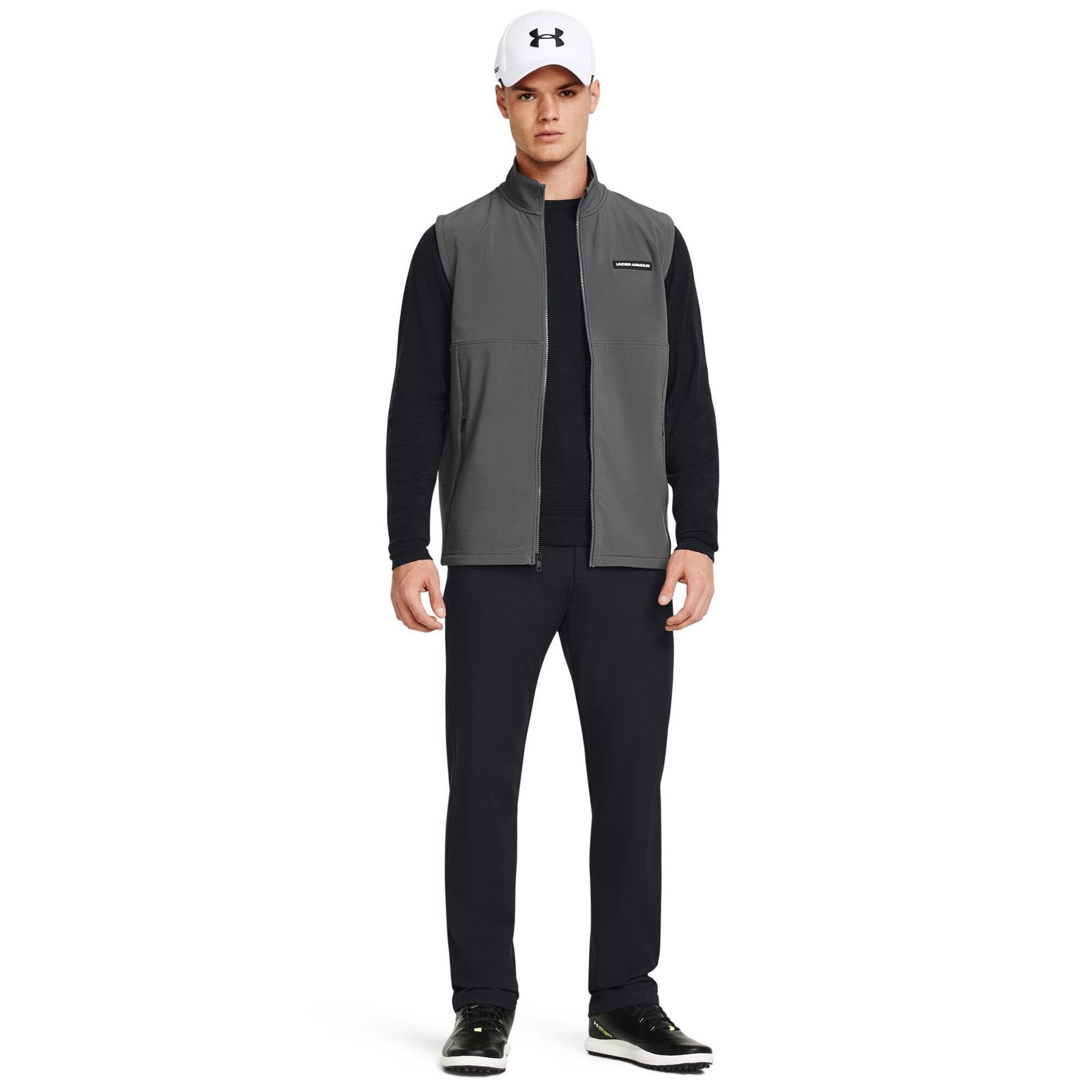 Under Armour Storm Daytona gilet homme, castelrock/white