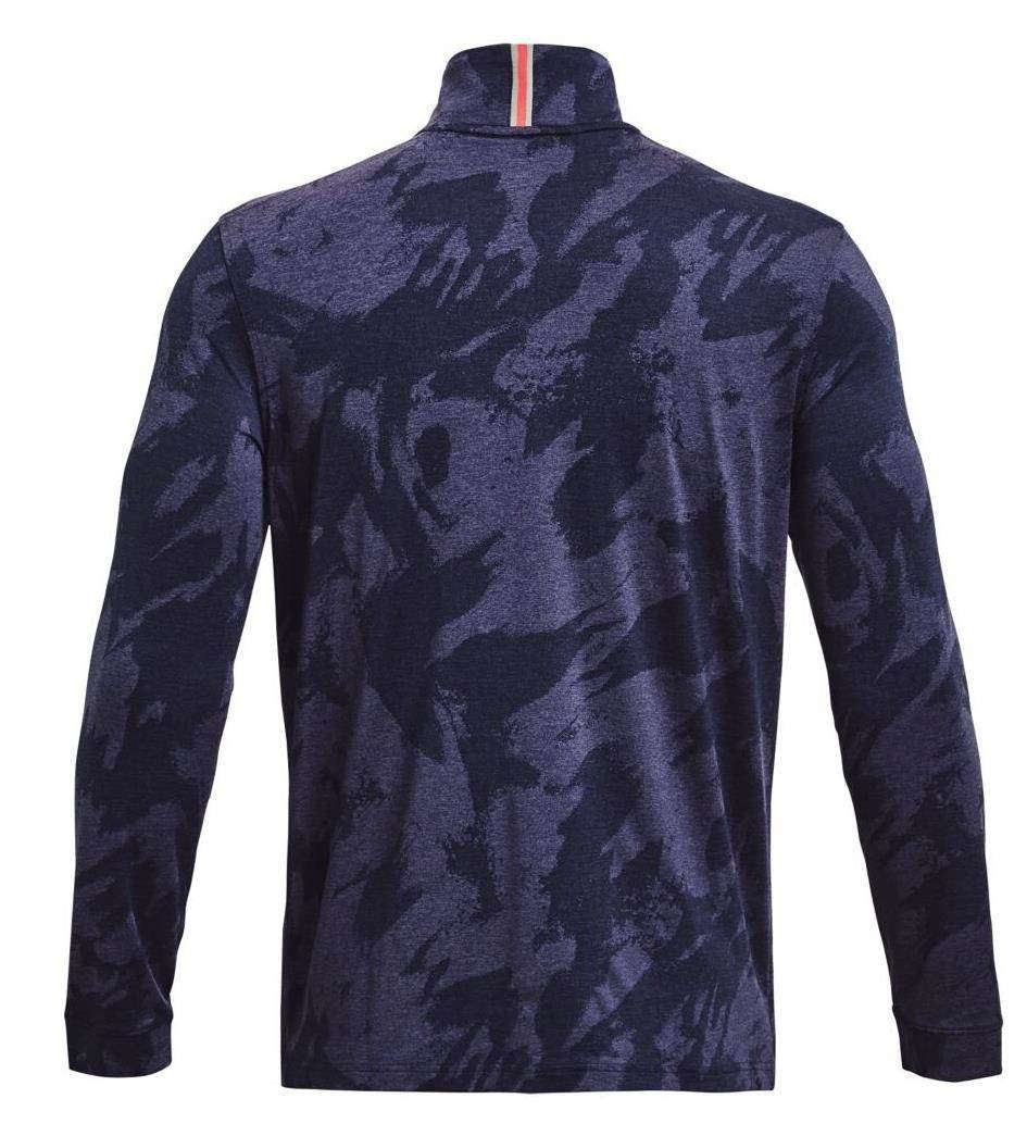 Under Armour Playoff Jacquard 1/4 Zip sweat homme, navy