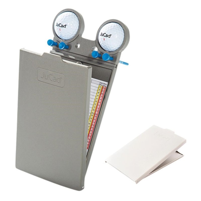 JuCad GRP porte-carte de score, titane/blanc
