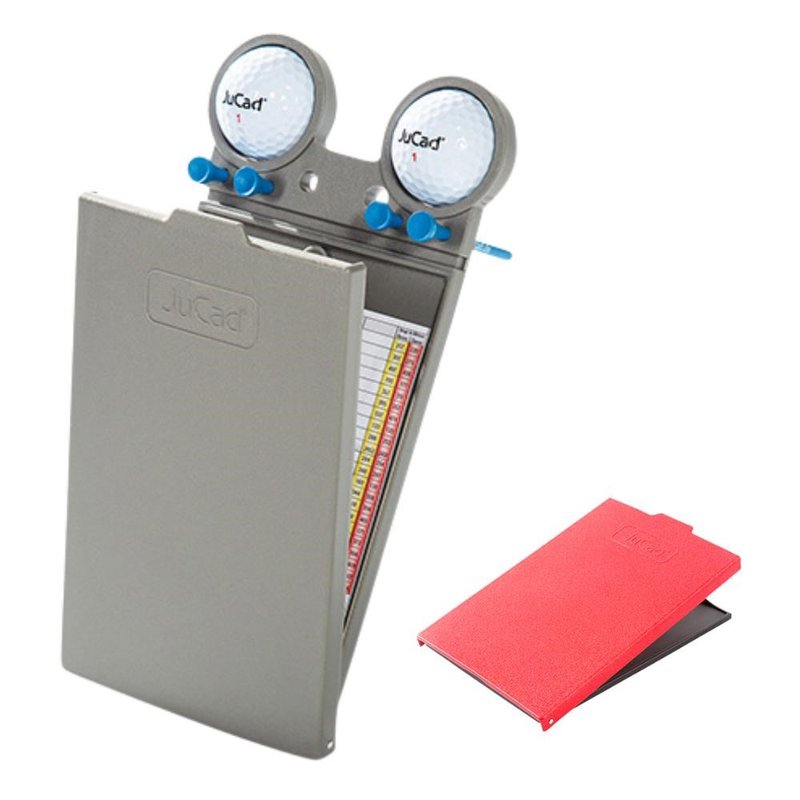 JuCad GRP porte-carte de score, titane/rouge
