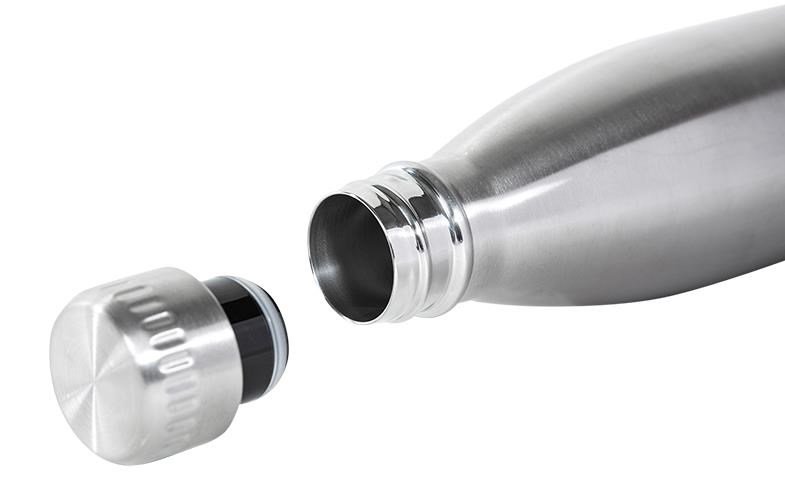 JuCad JuCad Stainless Steel Insulated Bottle, argent