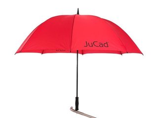 JuCad parapluie de golf 68" avec épingle, rouge