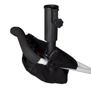 Big Max Rainstar Quick Fix (QF) porte-parapluie oversize pour chariot, noir