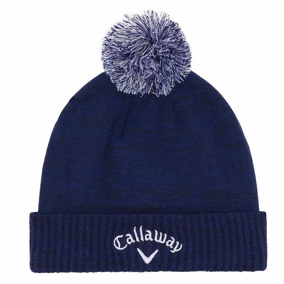Callaway Pom bonnet homme, bleu marine,