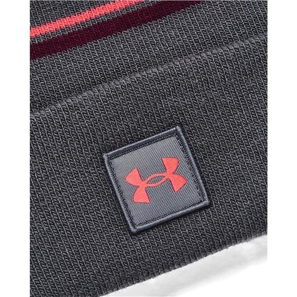 Under Armour Halftime Pom bonnet homme, pitch gray/dark moon