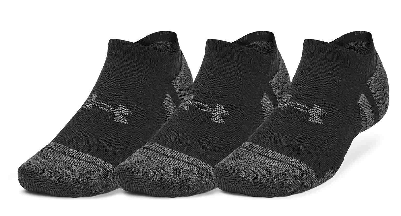 Under Armour Performance Tech chaussettes unisexe (3 paires), noires