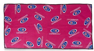 U.S. Kids Golf Multi Logo Microfiber serviette de golf, rose