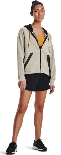 Under Armour Rival + FZ Hoodie sweat-shirt femme, marron
