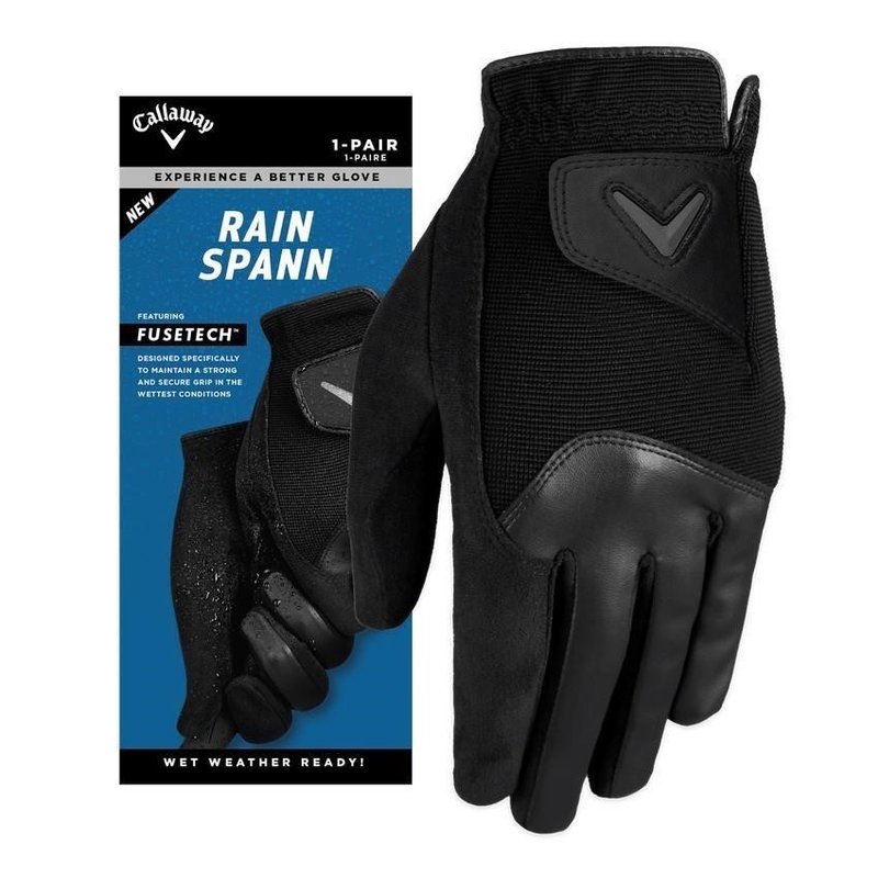 Callaway Rain Spann gants de golf femme (paire), noir