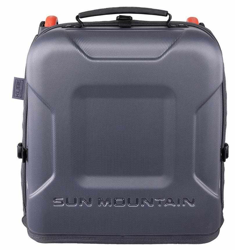 Sun Mountain Kube housse de voyage, acier/noir/rush red