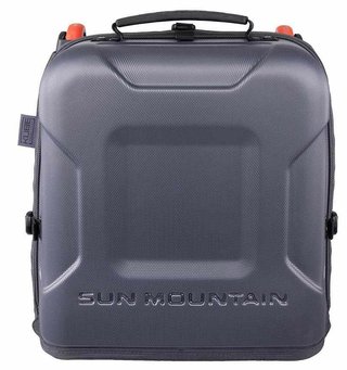 Sun Mountain Kube housse de voyage, acier/noir/rush red