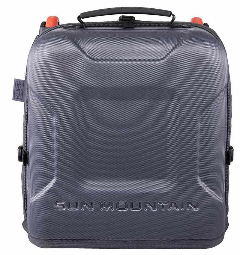Sun Mountain Kube housse de voyage, acier/noir/rush red