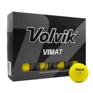 Volvik VIMAT balles de golf, jaune mat