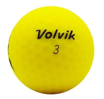 Volvik VIMAT balles de golf, jaune mat