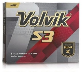 Volvik S3 balles de golf, orange