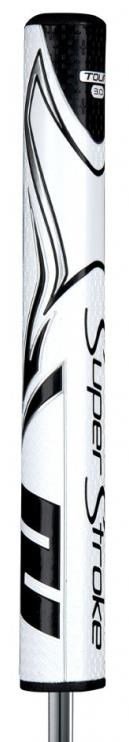 SuperStroke Zenergy Tour 3.0 grip de putter, blanc/noir