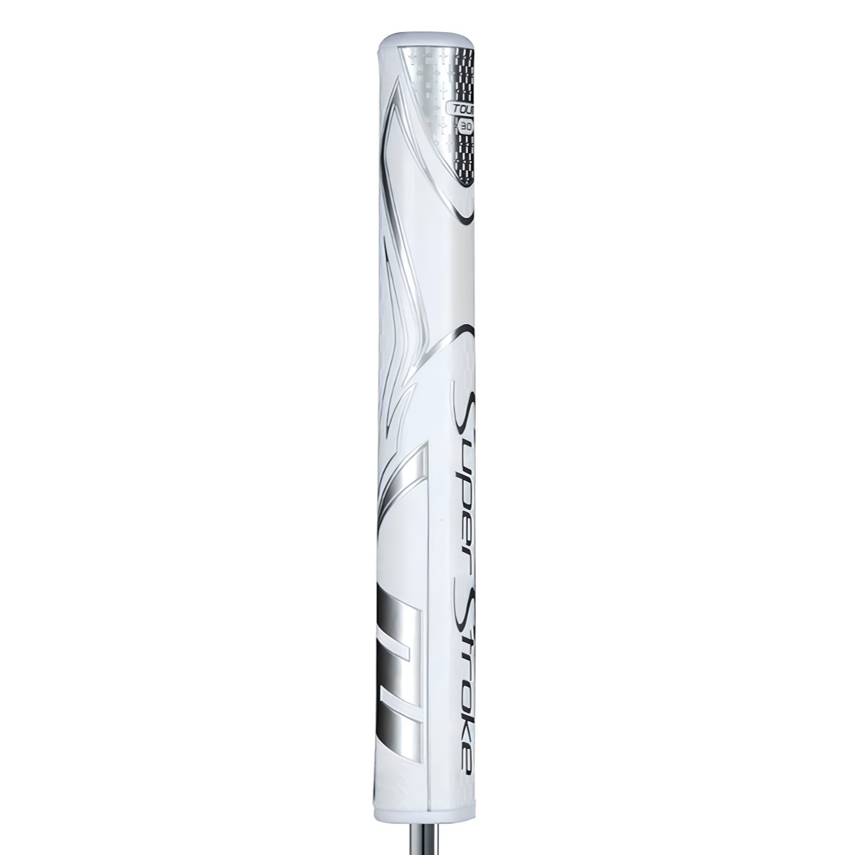 SuperStroke Zenergy Tour 3.0 grip de putter, blanc/argent