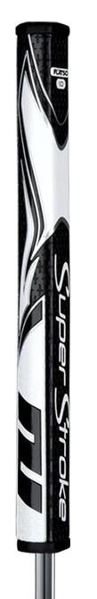 SuperStroke Zenergy Flatso 1.0 grip de putter, noir/blanc