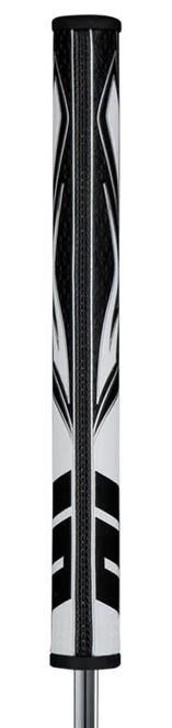 SuperStroke Zenergy Flatso 1.0 grip de putter, noir/blanc