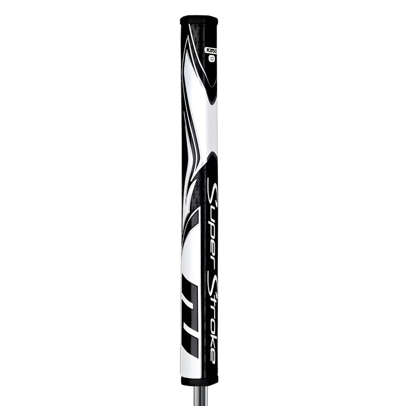SuperStroke Zenergy Flatso 1.0 grip de putter, noir/blanc