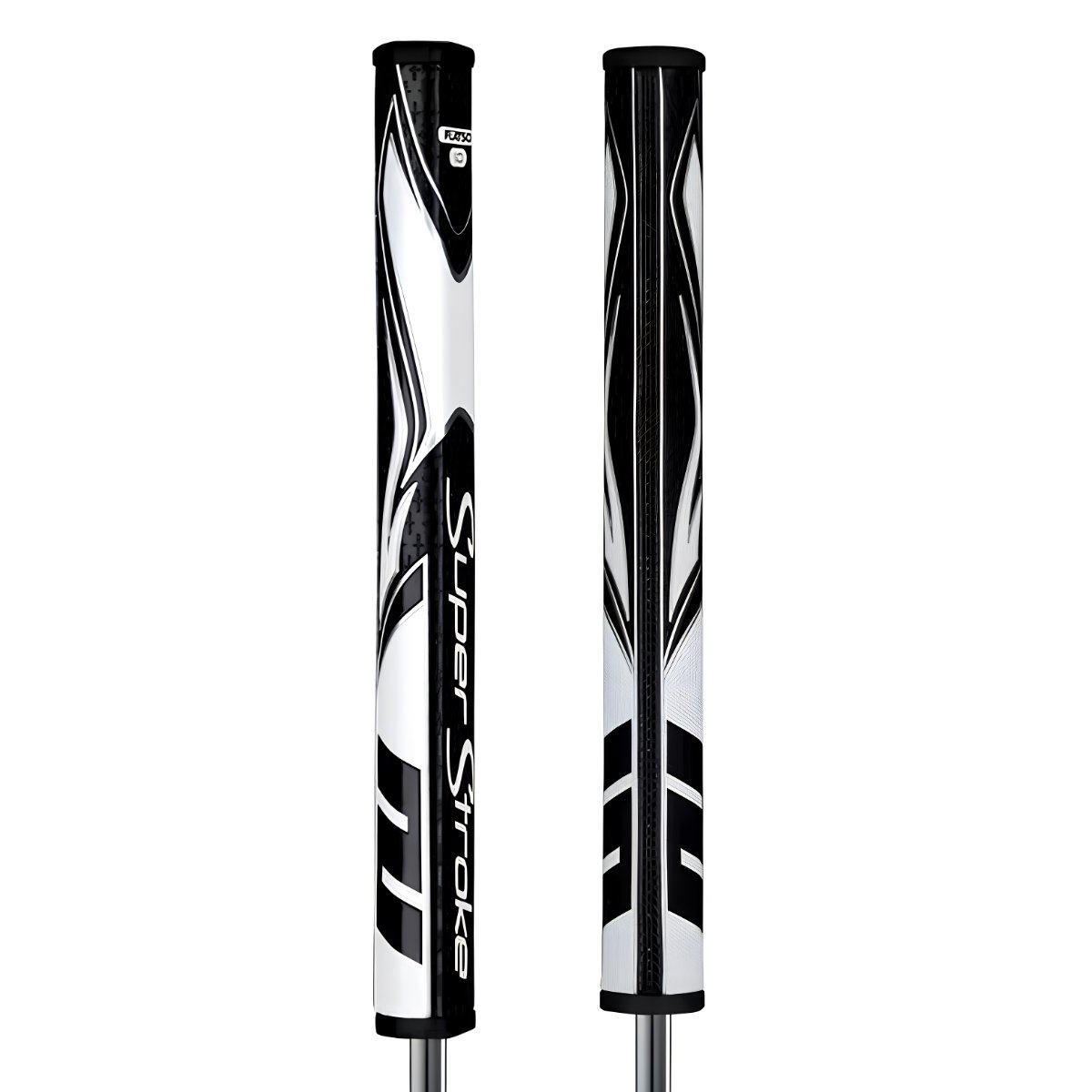 SuperStroke Zenergy Flatso 1.0 grip de putter, noir/blanc