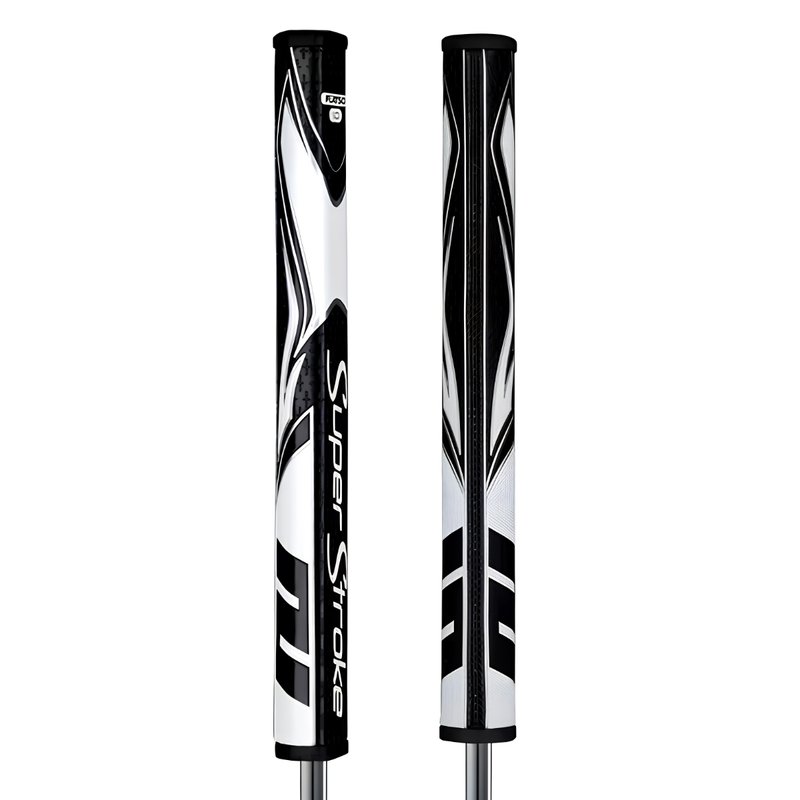 SuperStroke Zenergy Flatso 1.0 grip de putter, noir/blanc