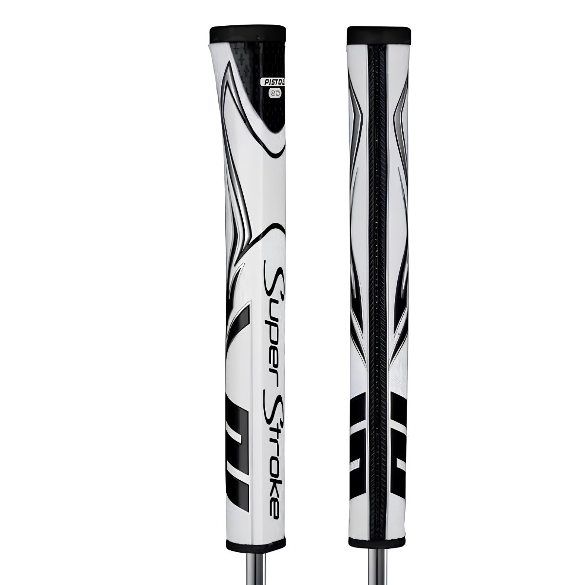 Super Stroke SuperStroke Zenergy Pistol GT 2.0 grip de putter, blanc/noir
