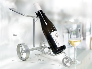JuCad porte-bouteille de vin pour chariot miniature JuCad