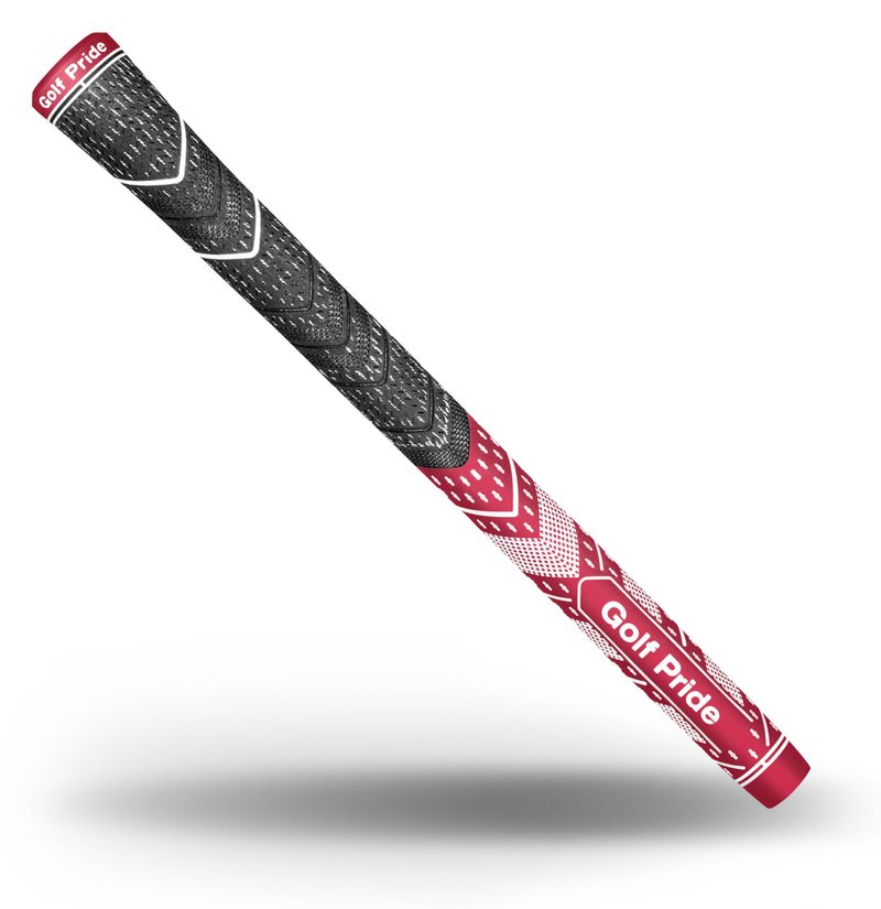Golf Pride MCC Teams grip (.60 RND), MIDSIZE, grip de golf, rouge foncé/blanc