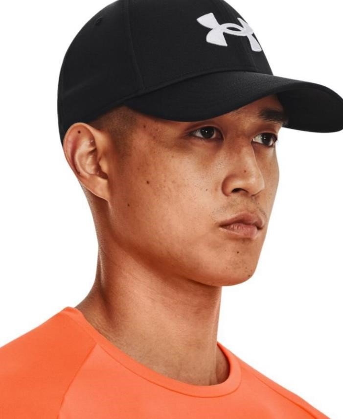 Under Armour Blitzing casquette homme, noir/blanc
