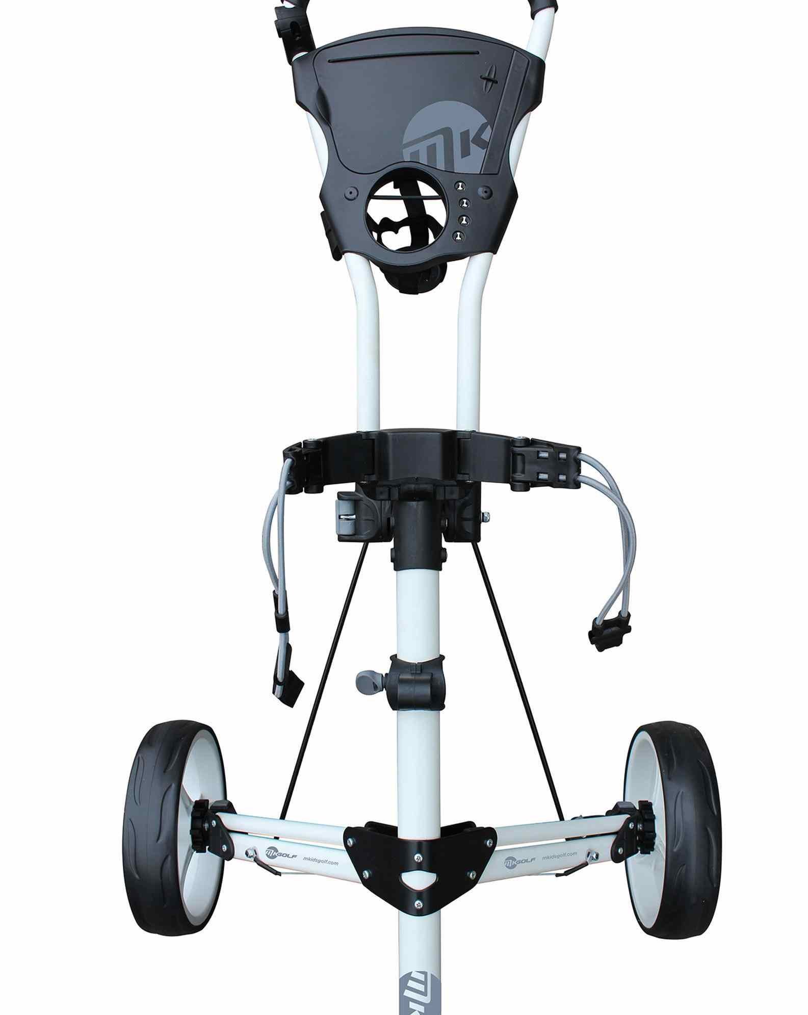 MKids 3 Wheel junior chariot de golf à pousser, blanc