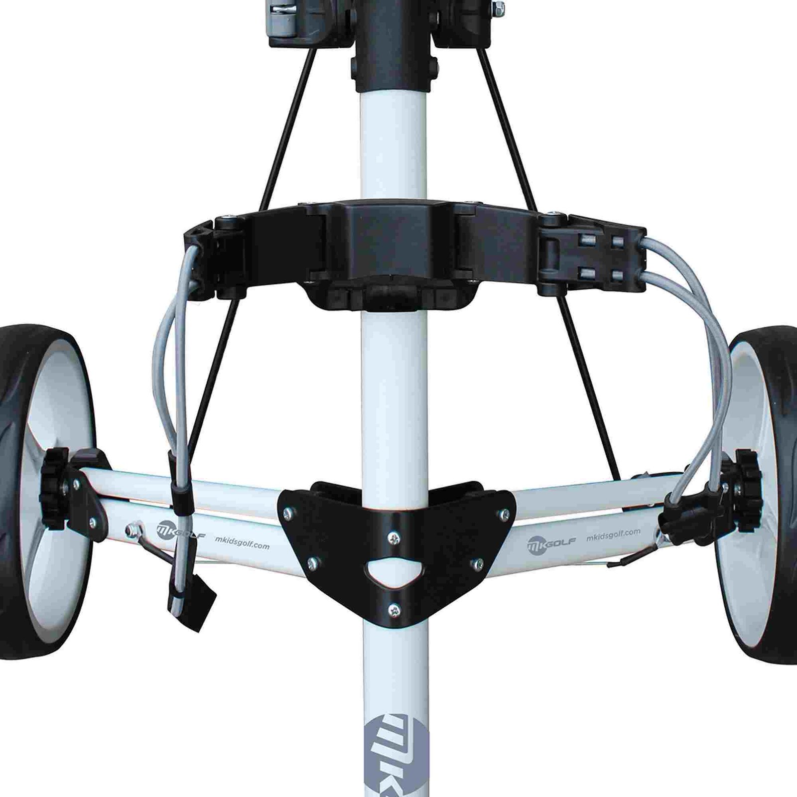 MKids 3 Wheel junior chariot de golf à pousser, blanc