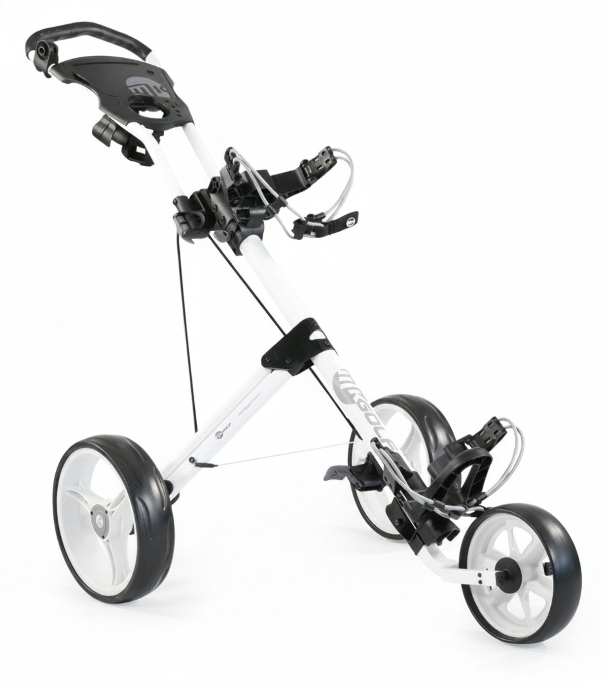 MKids 3 Wheel junior chariot de golf à pousser, blanc
