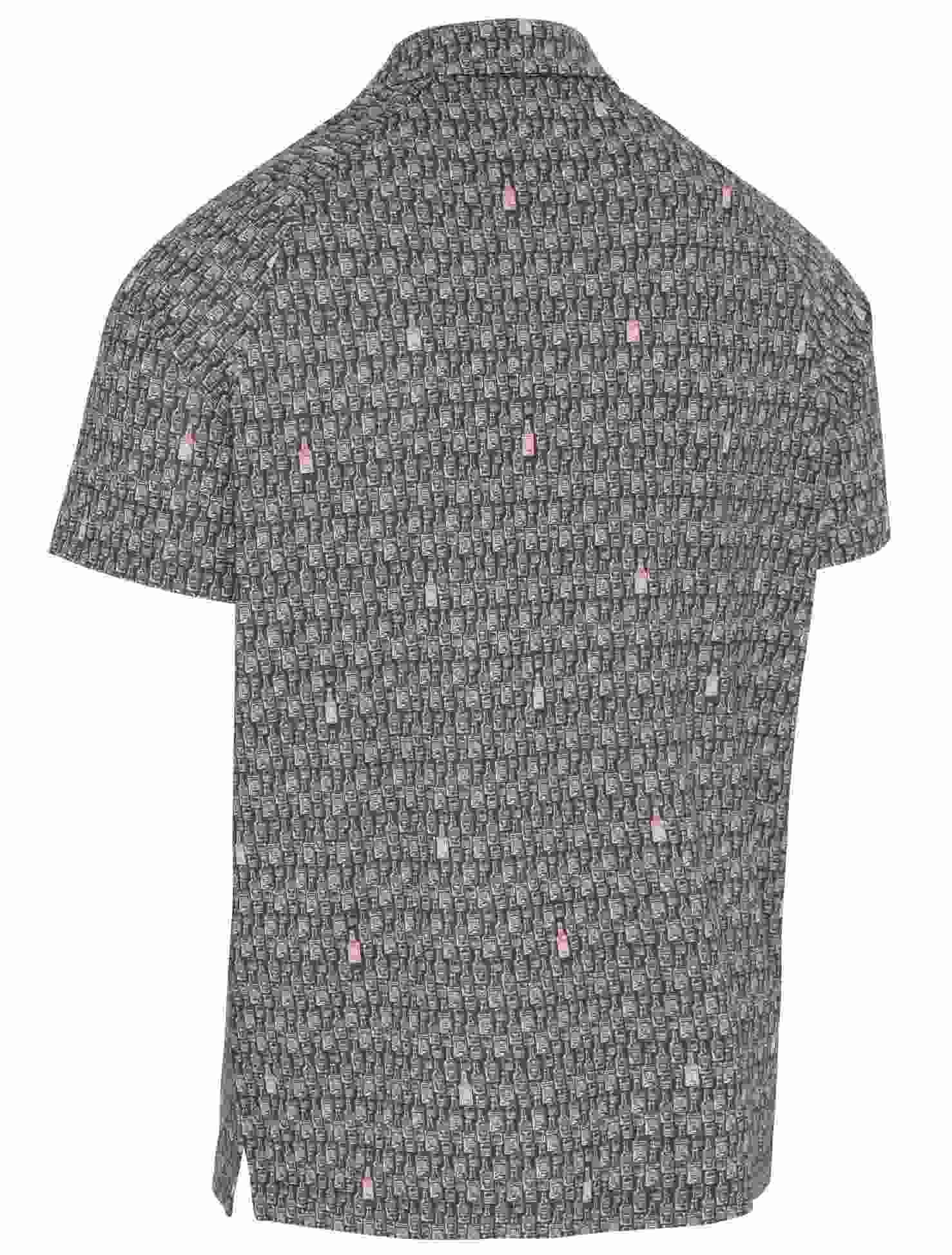 Callaway All-Over Scotch Novelty Print polo homme, asphalte