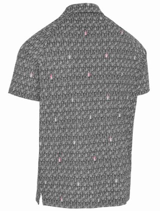 Callaway All-Over Scotch Novelty Print polo homme, asphalte