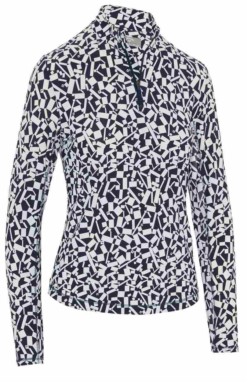 Callaway Two Tone Geo sweatshirt femme, peacoat