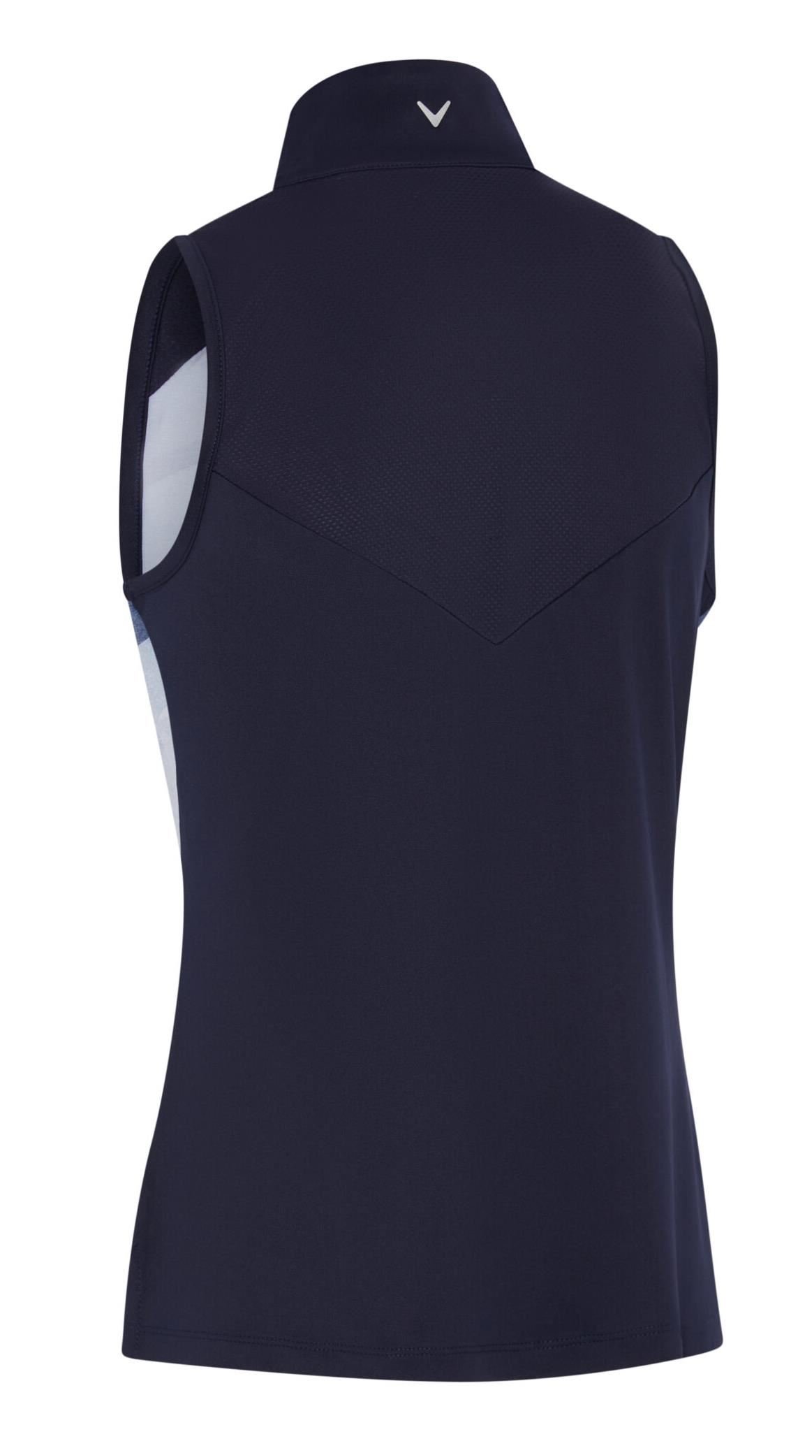 Callaway Gradient Wave Sleeveless polo femme, peacoat