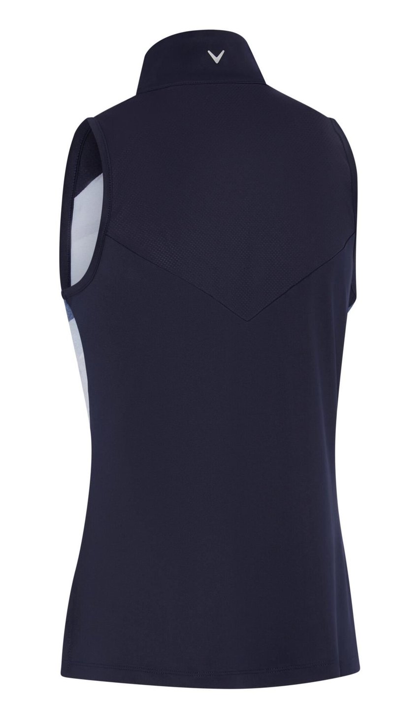 Callaway Gradient Wave Sleeveless polo femme, peacoat