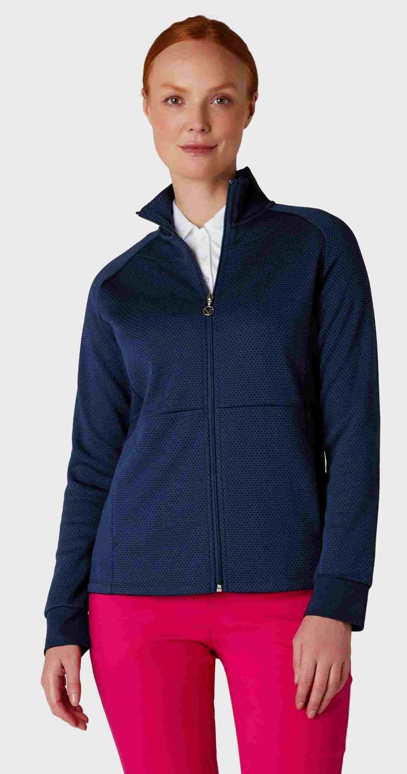 Callaway Full Zip Hexagon veste femme, peacoat