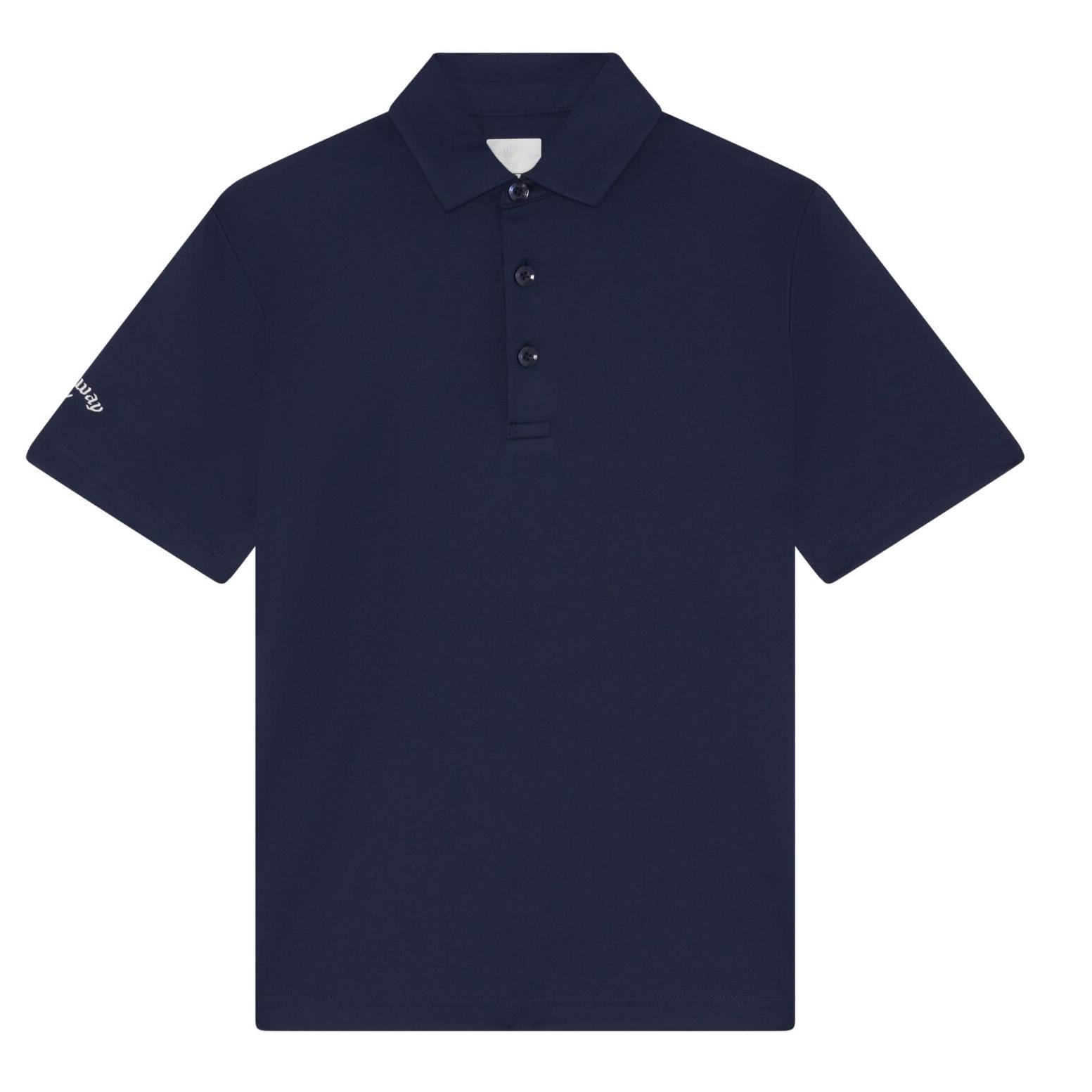 Callaway Unisex Solid junior polo, peacoat