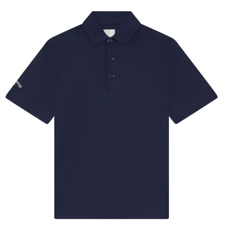 Callaway Unisex Solid junior polo, peacoat