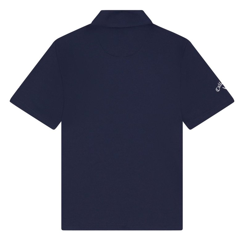 Callaway Unisex Solid junior polo, peacoat