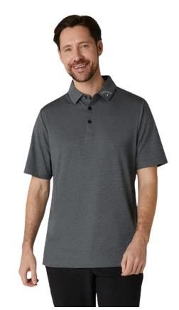 Callaway Premium Jacquard polo homme, caviar